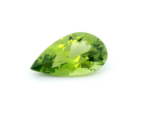 Pear 3.03 carats Natural Peridot Peridot, 12.1 x 8.06 x 5.48