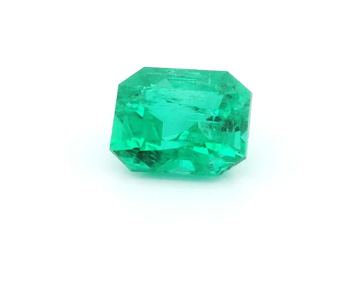 Asscher 2.91 carats Natural Emerald Emerald, 8.65 x 8.4 x 6.38