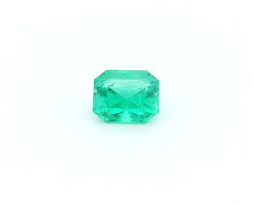 Asscher 0.94 carats Natural Emerald Emerald, 5.82 x 5.77 x 4.45