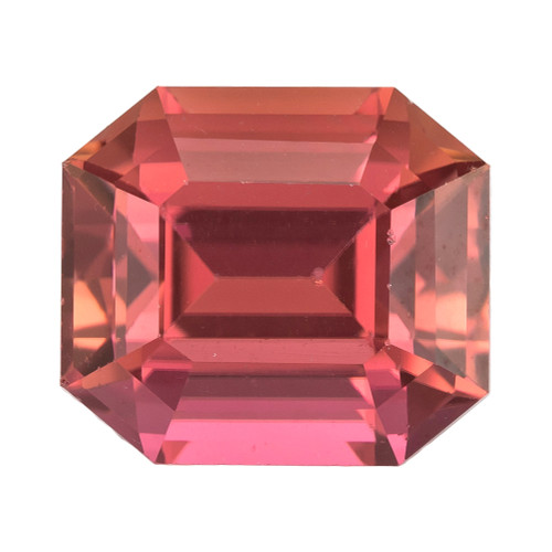 4.44 Pink Tourmaline Emerald 10.2 x 9 mm