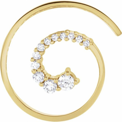 Journey Diamond Spiral Pendant..