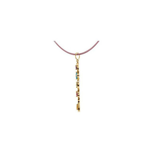 Wonderful Genuine Multiple Gemstone Pendant