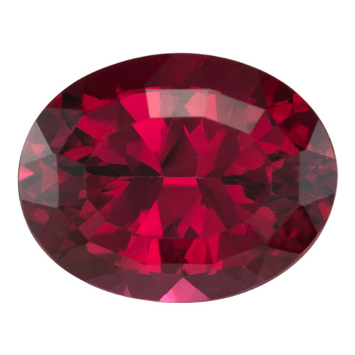 5.87 Carat Raspberry Rhodolite Gem, Oval Shape, 12.4 x 9.6 mm |$960