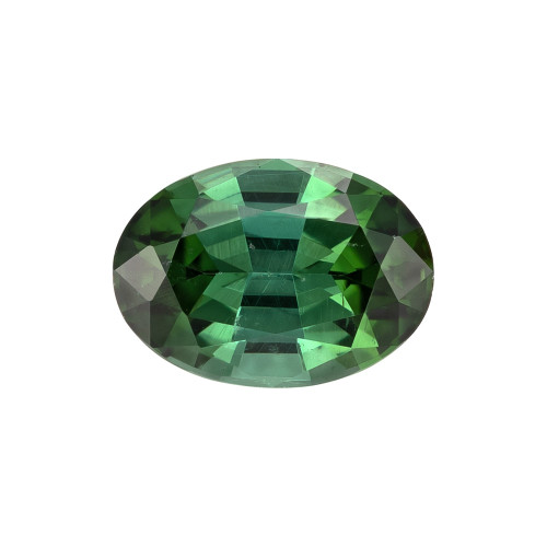 0.85 Green Tourmaline Oval 7.2 x 5.1 mm