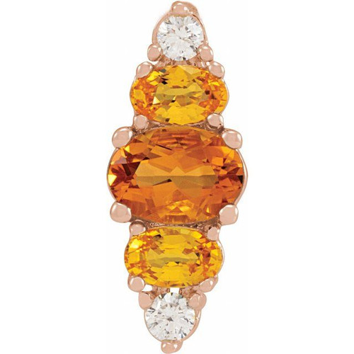 14K Rose Gold Multi-Gemstone Multi Gemstone Ring Fine Jewelry  $975
