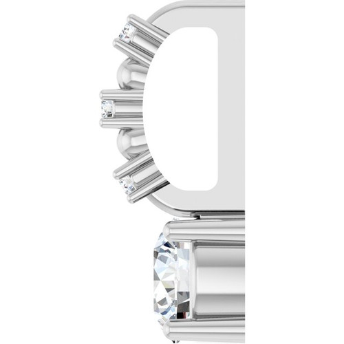 14K White 1/4 CTW Natural Diamond Charm/Pendant