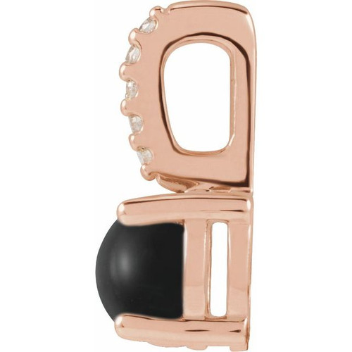 14K Rose Gold Onyx Ring Fine Jewelry  $345