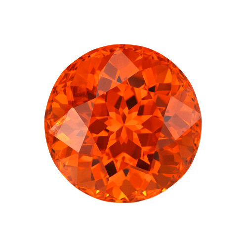 3.1 Orange Spessartite Round 7.9 x 7.9 mm