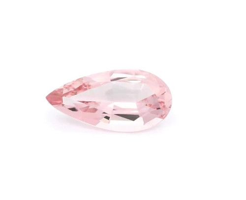 Pear 3.08 carats Natural Morganite Morganite, 13.37 x 8.28 x 5.4