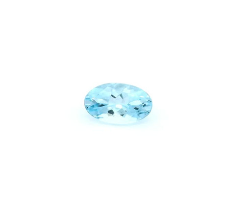 Oval 0.8 carats Natural Aquamarine Aquamarine, 7.09 x 5.2 x 3.82