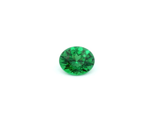 Round 0.9 carats Natural Tsavorite Garnet Tsavorite Garnet, 6.11 x 3.81