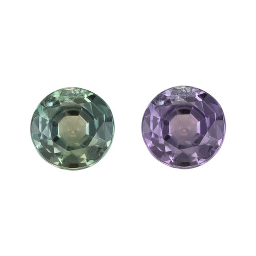 0.18 Color Change Alexandrite Round Shape, 3.4 x 3.4 mm