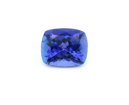 Cushion 4.02 carats Natural Tanzanite Tanzanite, 9.2 x 9.15 x 6.44