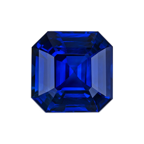 2.09 Blue Sapphire Emerald 7.2 x 7.2 mm