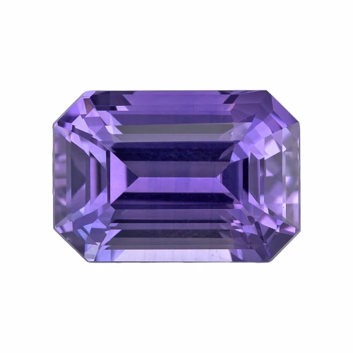 3.05 Purple Sapphire Emerald 9 x 6.3 mm