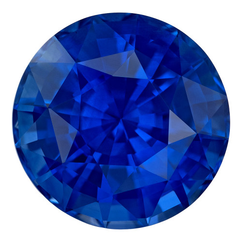 10.09 Carat Elegant Royal Blue Blue Sapphire Round Cut, Hand-Selected Natural Gem - $81,048