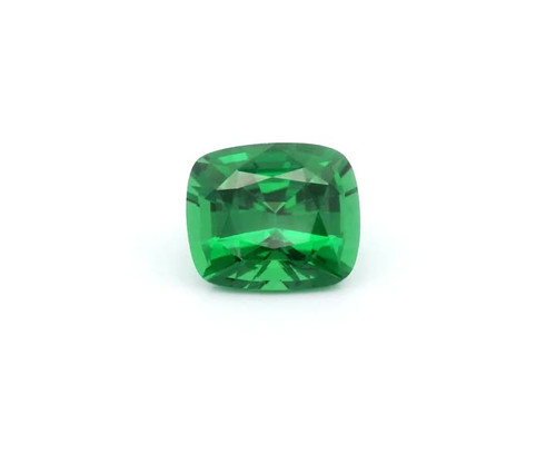 Cushion 2.03 carats Natural Tsavorite Garnet Tsavorite Garnet, 7.42 x 7 x 4.85