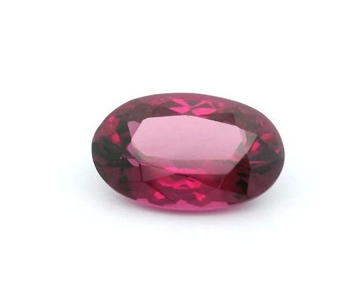 Oval 2.57 carats Natural Rhodolite Garnet Rhodolite Garnet, 9.5 x 7.26 x 4.5