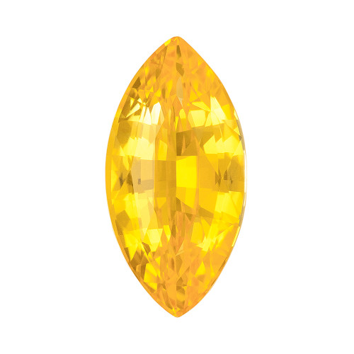 1.54 Yellow Sapphire Marquise 10.4 x 5.3 mm