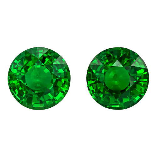4.37 Green Tourmaline Round 8.3 x 8.3 mm