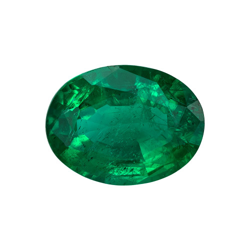 1.05 Green Emerald Oval 7.8 x 6 mm