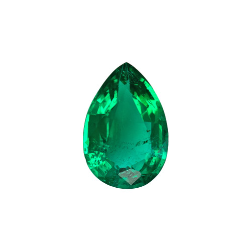 0.3 Green Emerald Pear 6 x 4 mm