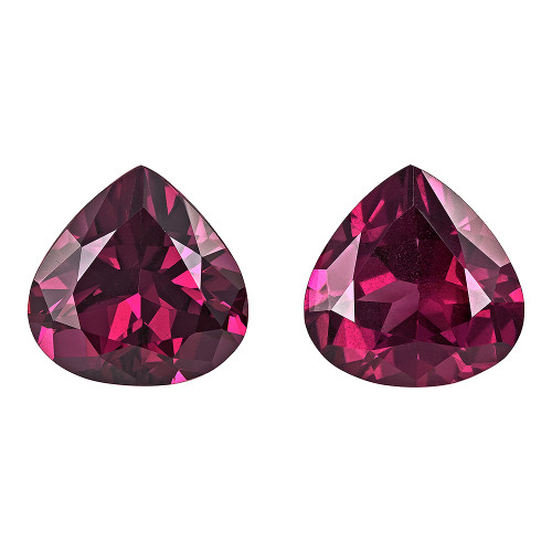 8.98 Red Rhodolite Pear 10.8 x 10.7 mm