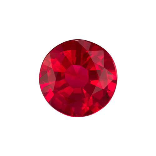 0.82 Red Ruby Round 6 x 6 mm