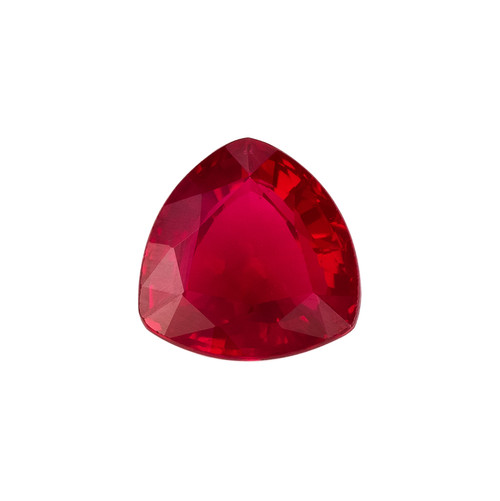0.56 Red Ruby Trillion 5 x 5 mm