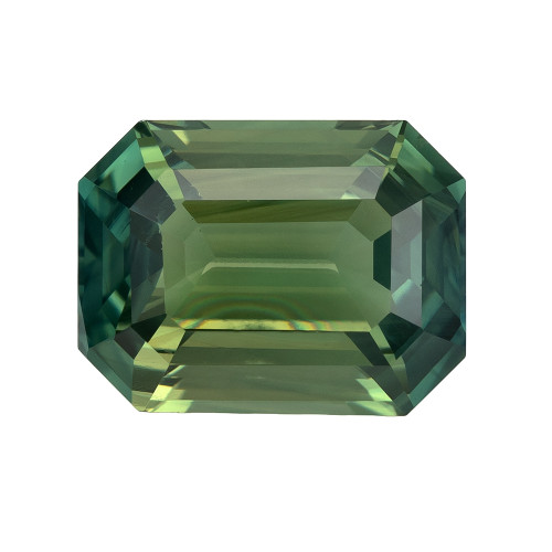 3.02 Green Sapphire Emerald 9 x 6.8 mm