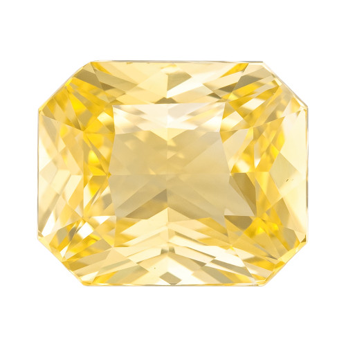 5.07 Yellow Sapphire Radiant 10.12 x 8.42 x 5.9 mm