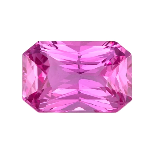 2.25 Carat Vivid Medium Rich Pink Sapphire No Heat GIA Gem, Radiant Cut, 9.08 x 5.91 x 4.3 mm | $8,127