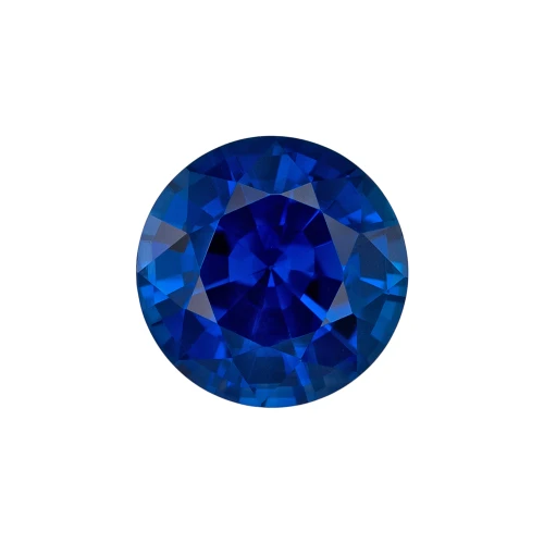 1.12 Carat Vivid Royal Blue Sapphire Gem, Round Shape, 6.0 mm | $2,457