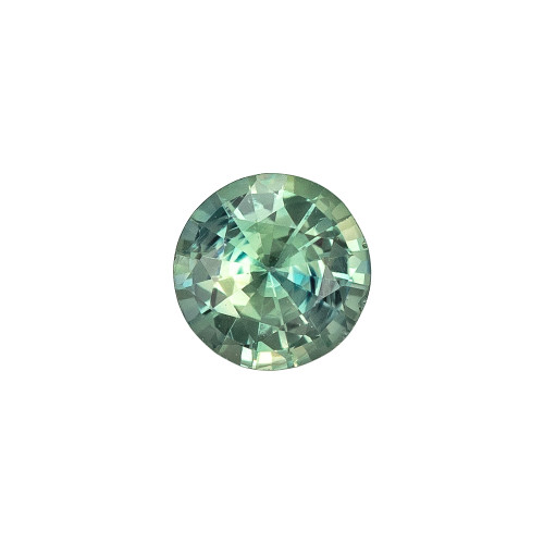 0.3 Blue Green Sapphire Round 4 x 4 mm