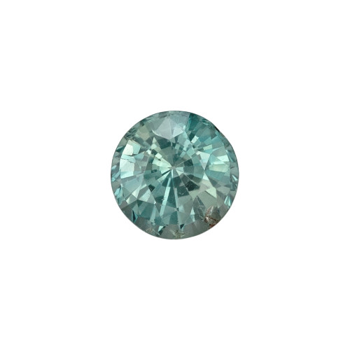 0.4 Blue Green Sapphire Round 4 x 4 mm