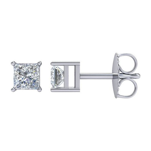 14 Karat White Gold 0.50 Carat Diamond Earrings.....