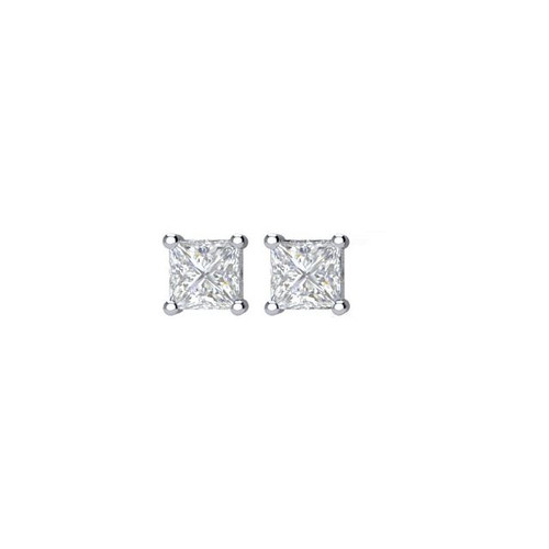 14 Karat White Gold 0.50 Carat Diamond Earrings.....