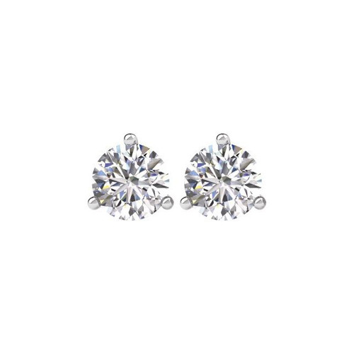 14 Karat White Gold 2 Carat Diamond Earrings...