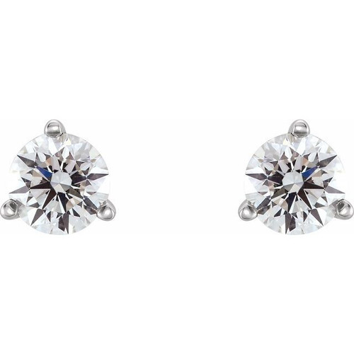 14 Karat White Gold 0.25 Carat Diamond Earrings...