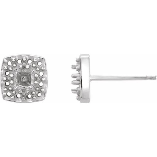 Buy Platinum 0.50 Carat Diamond Earrings.