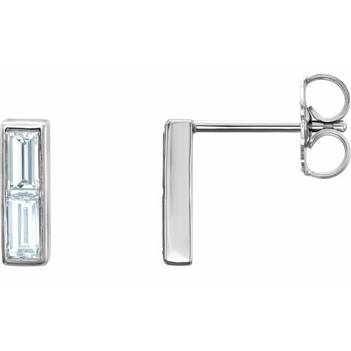 Buy Platinum 0.50 Carat Diamond Earrings..