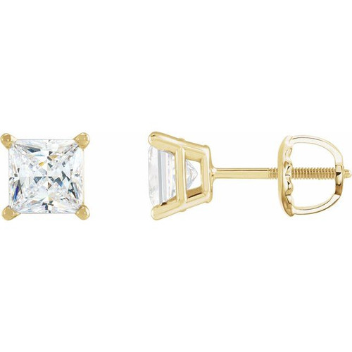 14K Yellow 1/5 CTW Natural Diamond Earrings