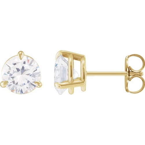 14K Yellow 1/5 CTW Natural Diamond Earrings