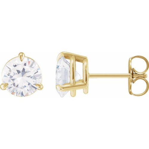 14K Yellow 1/5 CTW Natural Diamond Earrings
