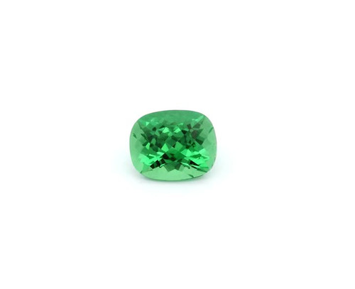 Cushion 1.27 carats Natural Tsavorite Garnet Tsavorite Garnet, 6.24 x 6.19 x 4.46