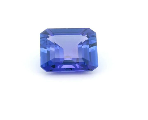 Asscher 3.09 carats Natural Tanzanite Tanzanite, 8.99 x 8.8 x 4.77