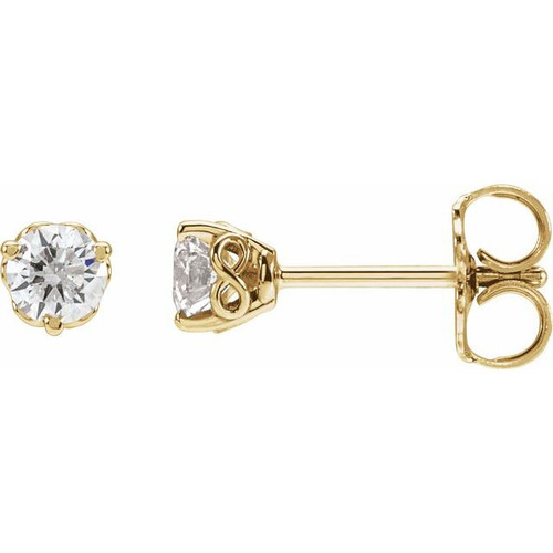 Round 1/3 CTW Lab-Grown Diamond Infinity-Inspired Earrings