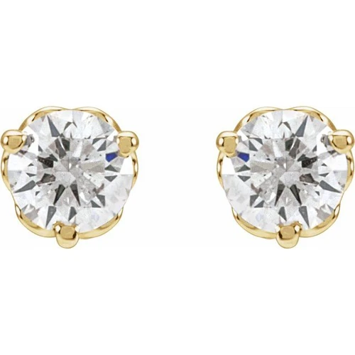 Round 1/3 CTW Lab-Grown Diamond Infinity-Inspired Earrings