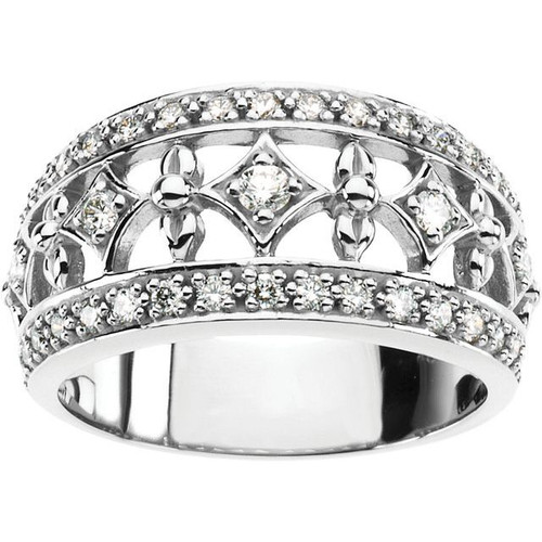 Diamond Ring in Platinum 0.50 Carat Diamond Ring
