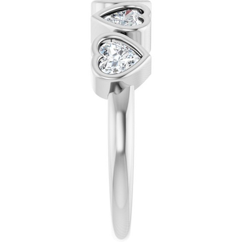 Sterling Silver 1 1/8 CTW Lab-Grown Diamond Ring